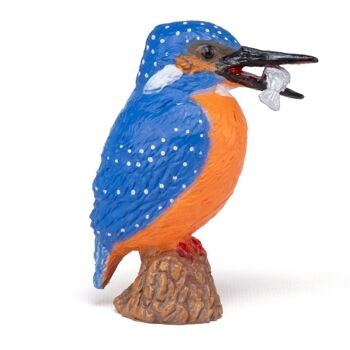 PAPO Wild Animal Kingdom Common Kingfisher Toy Figure, 3 ans ou plus, Orange/Bleu (50246) 4