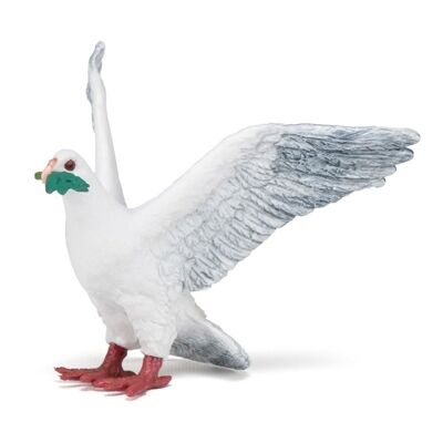 PAPO Wild Animal Kingdom Dove Toy Figure, 3 anni o più, bianco (50248)