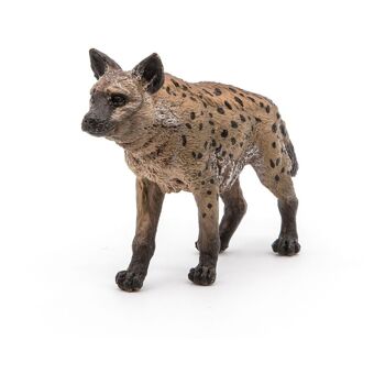 PAPO Wild Animal Kingdom Hyena Toy Figure, 3 ans ou plus, Marron (50252) 5