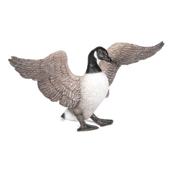 PAPO Wild Animal Kingdom Canada Goose Toy Figure, 3 ans ou plus, gris/blanc (50277)