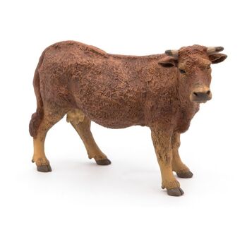 PAPO Farmyard Friends Figurine de vache limousine, 10 mois ou plus, Marron (51131) 2