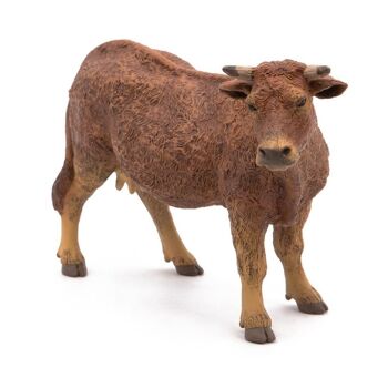 PAPO Farmyard Friends Figurine de vache limousine, 10 mois ou plus, Marron (51131) 3