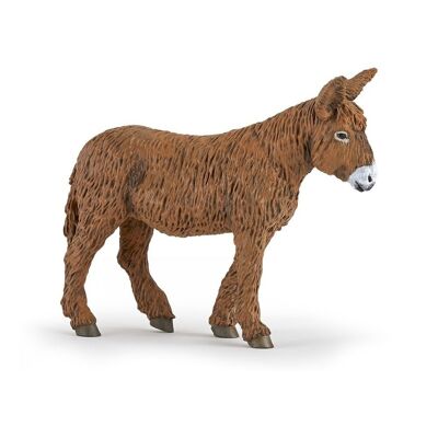 PAPO Farmyard Friends Poitou Donkey Figura giocattolo, 3 anni o più, Marrone (51168)