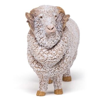 PAPO Farmyard Friends Merinos Sheep Toy Figure, 3 ans ou plus, Blanc (51174) 3