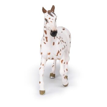 PAPO Cheval et poneys Marron Appaloosa Mare Toy Figure, Trois ans ou plus, Blanc/marron (51509) 4