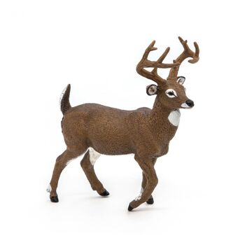 PAPO Wild Animal Kingdom Figurine Cerf de Virginie, 3 ans ou plus, Marron (53021) 2