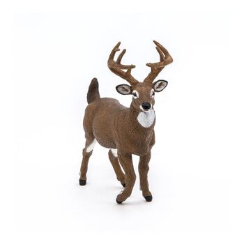 PAPO Wild Animal Kingdom Figurine Cerf de Virginie, 3 ans ou plus, Marron (53021) 3