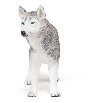 PAPO Dog and Cat Companions Siberian Husky Toy Figure, Three Years or Above, Gris/Blanc (54035) 4