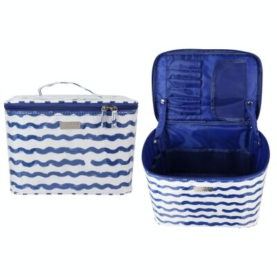 Cosmetic bag Wavy Stripe Large Beauty Case