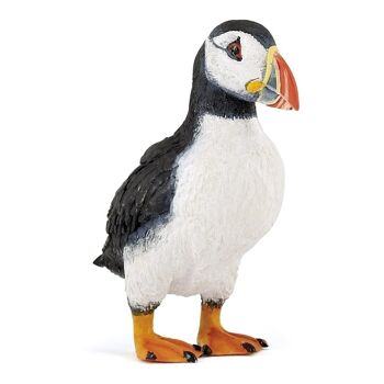 PAPO Marine Life Puffin Toy Figure, 3 ans ou plus, noir/blanc (56007) 1