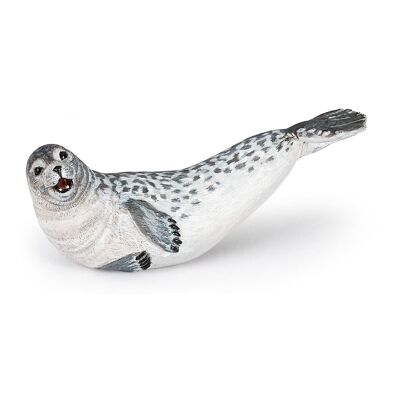 PAPO Marine Life Seal Figura de juguete, 10 meses o más, gris (56029)