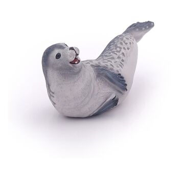 PAPO Marine Life Seal Toy Figure, 10 mois ou plus, gris (56029) 4