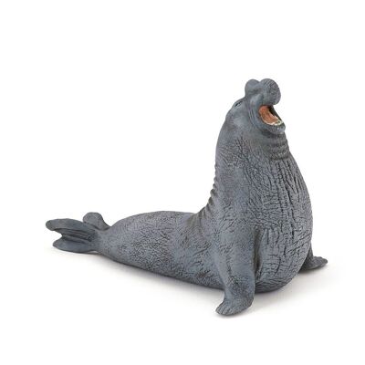 PAPO Marine Life Elephant Seal Toy Figure, 3 ans ou plus, gris (56032)