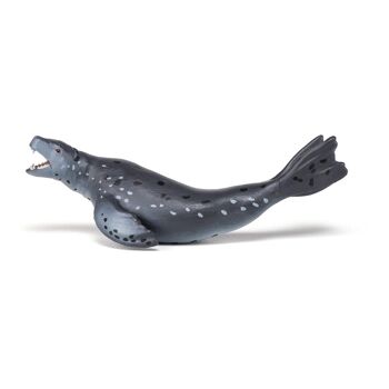 PAPO Marine Life Leopard Seal Toy Figure, 3 ans ou plus, gris (56042) 2