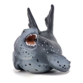 PAPO Marine Life Leopard Seal Toy Figure, 3 ans ou plus, gris (56042) 4