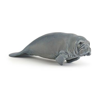PAPO Marine Life Manatee Toy Figure, 10 mesi o più, grigio (56043)