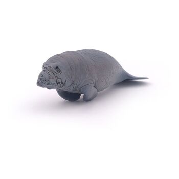 PAPO Marine Life Manatee Toy Figure, 10 mois ou plus, gris (56043) 2