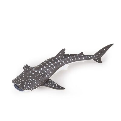 PAPO Marine Life Figura de juguete de tiburón ballena joven, 3 años o más, gris (56046)