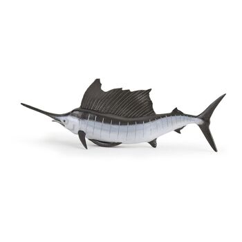 PAPO Marine Life Pacific Sailfish Toy Figure, 3 ans ou plus, gris (56048)