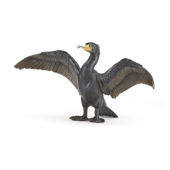 PAPO Marine Life Cormorant Toy Figure, 3 ans ou plus, gris (56049)