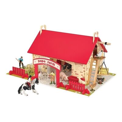 PAPO Farmyard Friends My First Farm Toy Playset, 3 Years or Above, Multi-colour (60106)