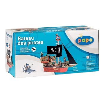 PAPO Pirates and Corsairs Pirate Ship Toy Playset, 3 ans ou plus, Multicolore (60250) 2