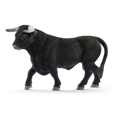 SCHLEICH Farm World Black Bull Spielfigur, Schwarz, 3 bis 8 Jahre (13875)