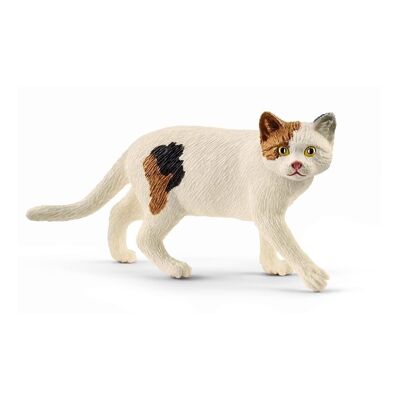 SCHLEICH Farm World Figura de juguete de gato americano de pelo corto (13894)