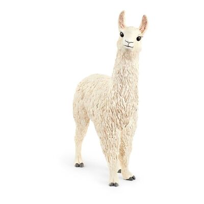 SCHLEICH Farm World Lama Spielfigur, 3 bis 8 Jahre, Weiß (13920)