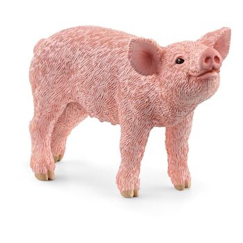 SCHLEICH Farm World Porcinet Figurine, 3 à 8 ans, Rose (13934)