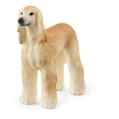 SCHLEICH Farm World Afghan Hound Galgo Figura de juguete, 3 a 8 años, bronceado (13938)