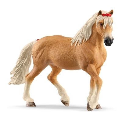 SCHLEICH Horse Club Haflinger Cavalla Figura giocattolo, da 5 a 12 anni, marrone chiaro (13950)