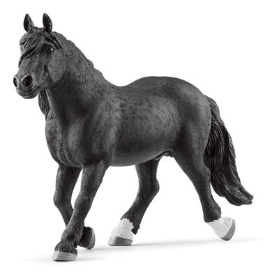 SCHLEICH Farm World Noriker Stallion Figura de juguete, 3 a 8 años, negro (13958)