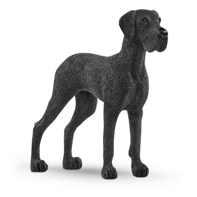 SCHLEICH Farm World Dogge Spielfigur, 3 bis 8 Jahre, schwarz (13962)