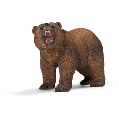 SCHLEICH Wild Life Orso grizzly figura giocattolo, da 3 a 8 anni (14685)