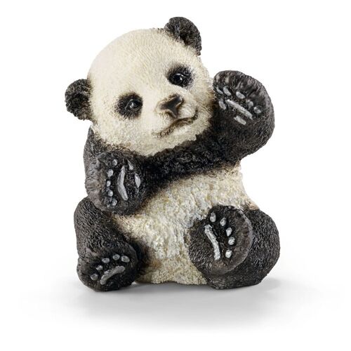 SCHLEICH Wild Life Panda Cub Playing Toy Figure, 3 to 8 Years (14734)