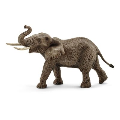 SCHLEICH Wild Life Elefante africano maschio Figura giocattolo, da 3 a 8 anni (14762)