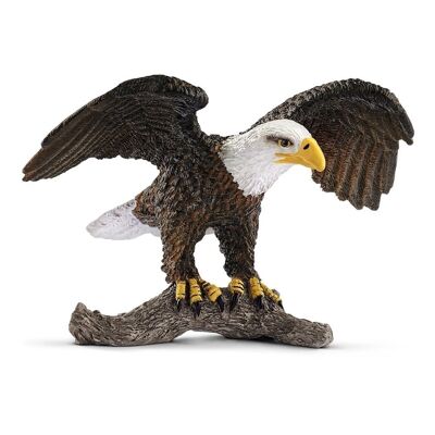 SCHLEICH Wild Life Bald Eagle Figura de juguete, 3 a 8 años (14780)