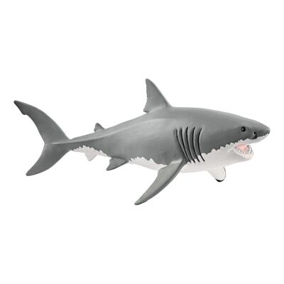 SCHLEICH Wild Life Gran Tiburón Blanco Figura de Juguete (14809)