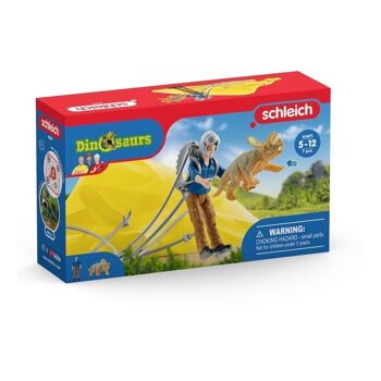 SCHLEICH Dinosaures Parachute Rescue Toy Playset, 4 à 12 ans, Multicolore (41471) 3