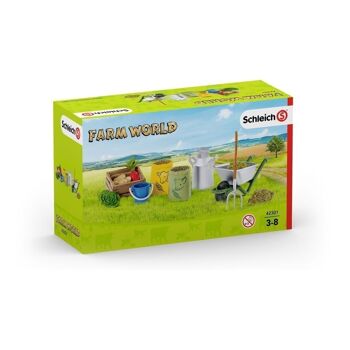 SCHLEICH Farm World Nourrir les animaux de la ferme Ensemble de jeu, 3 à 8 ans, Multicolore (42301) 3