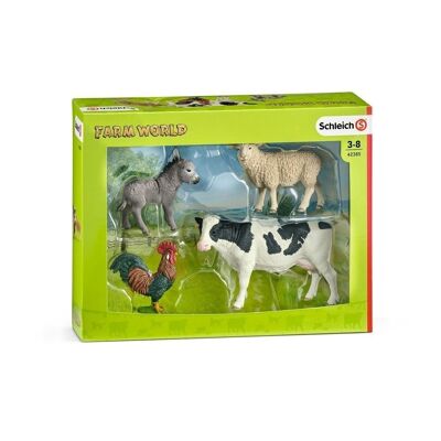 SCHLEICH Farm World Starter Spielfiguren-Set, 3 bis 8 Jahre, Mehrfarbig (42385)