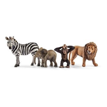 SCHLEICH Wild Life Safari Starter Set de figurines 3 à 8 ans Multicolore (42387) 1