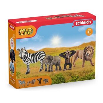 SCHLEICH Wild Life Safari Starter Set de figurines 3 à 8 ans Multicolore (42387) 2