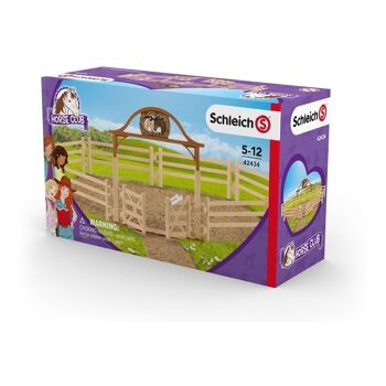 SCHLEICH Horse Club Paddock avec porte d'entrée Jeu de jouets 5 à 12 ans Multicolore (42434) 4