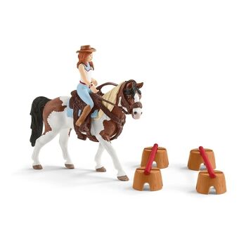 SCHLEICH Horse Club Hannah's Western Riding Set Toy Playset, 5 à 12 ans, Multicolore (42441) 2