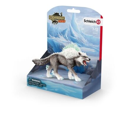 SCHLEICH Eldrador Snow Wolf Figura de juguete (42452)
