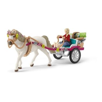 SCHLEICH Horse Club Petite calèche pour le grand concours hippique, 5 à 12 ans, multicolore (42467) 2