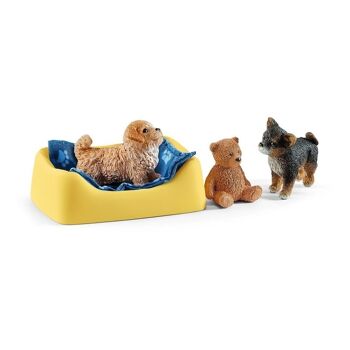 SCHLEICH Farm World Enclos pour chiots et figurines pour chiots (42480) 2