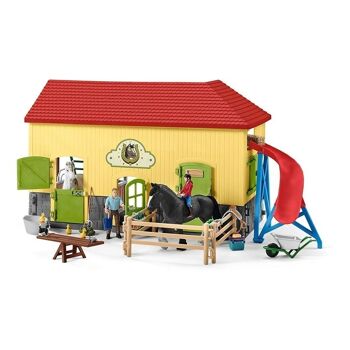 SCHLEICH Farm World Écurie pour enfants avec accessoires, 3 à 8 ans, multicolore (42485) 2